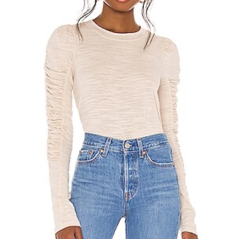 Free People “Natasha Tee” Long Sleeve Top Women’s Size XS